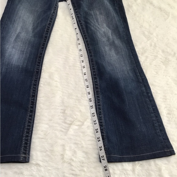 Miss Me Jeans Bootcut Embellished Crosses on Rear Pockets Low Rise Size 28 - Picture 5 of 11